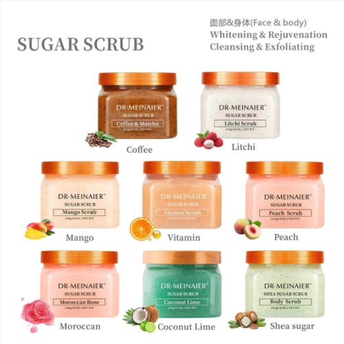 Dr. Meinaier Shea Sugar Body Scrub exfoliating body scrub for glowing skin